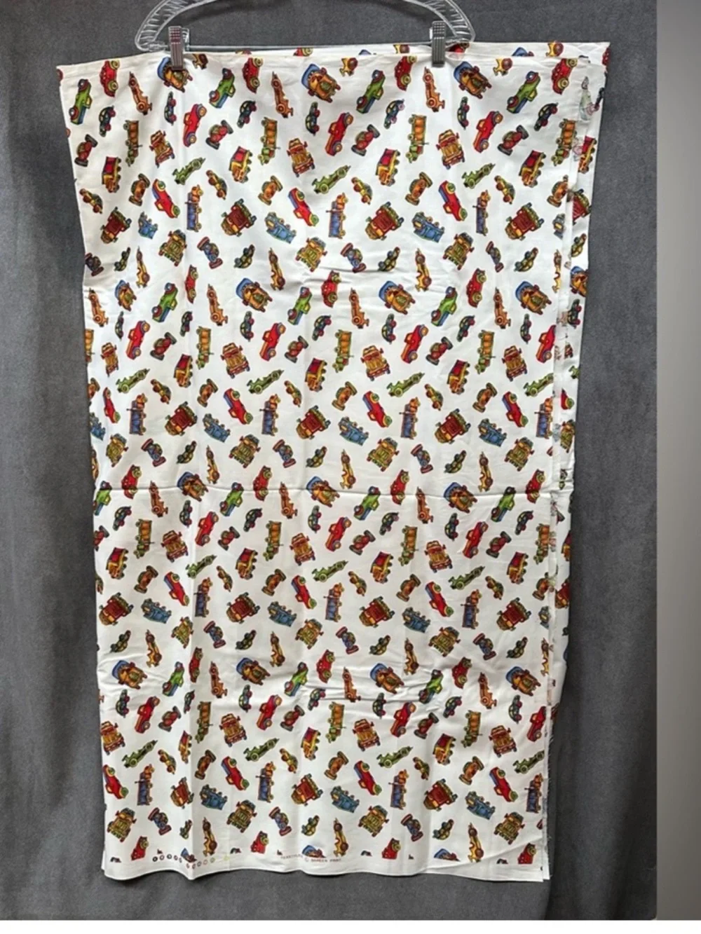Vintage Cars Trucks Juvenile Fabric Cotton 3 Yards